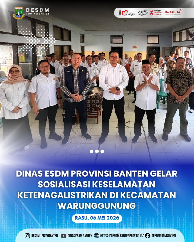 Dinas ESDM Provinsi Banten Gelar Sosialisasi Keselamatan Ketenagalistrikan di Kecamatan Warunggunung