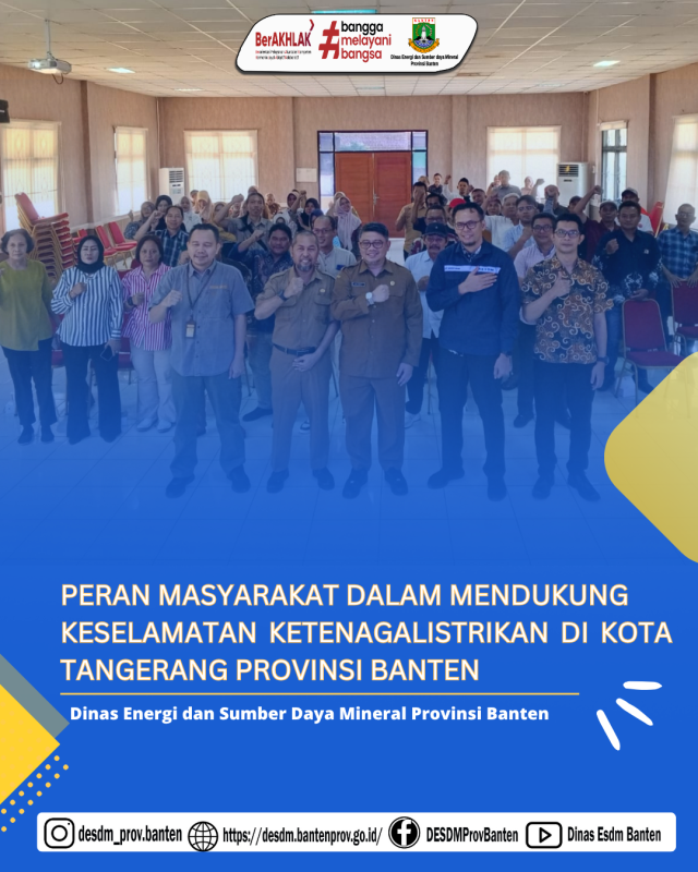 PERAN MASYARAKAT DALAM MENDUKUNG KESELAMATAN KETENAGALISTRIKAN Di KOTA TANGERANG PROVINSI BANTEN
